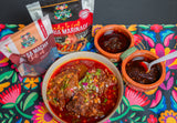BIRRIA MARINADE + SALSA MACHA BUNDLE READY-TO-USE (4 – 8 OZ. POUCHES)