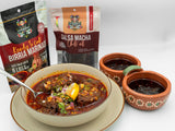 BIRRIA MARINADE + SALSA MACHA BUNDLE READY-TO-USE (4 – 8 OZ. POUCHES)