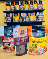 BIRRIA MARINADE + ENCHILADA SAUCE + SALSA MACHA BUNDLE READY-TO-USE (6 – 8 OZ. POUCHES)