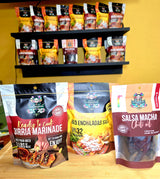 BIRRIA MARINADE + ENCHILADA SAUCE + SALSA MACHA BUNDLE READY-TO-USE (6 – 8 OZ. POUCHES)